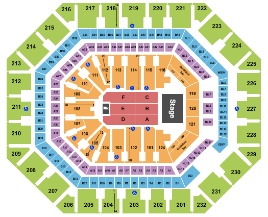 Footprint Center James Taylor Seating Chart